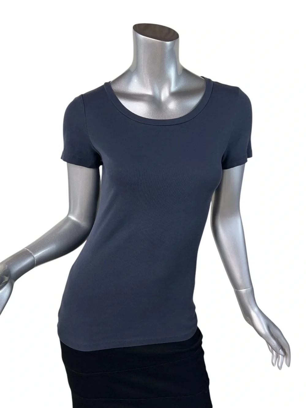 J. Crew Perfect Fit Short Sleeve 100% Cotton T-Shirt Charcoal Grey Size Small